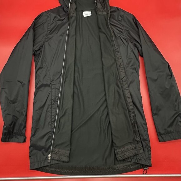 Columbia Switchback II Womens Size Large Black Fleece Lined Full Zip Long Jacket - Picture 5 of 11